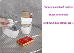 Decorative Fancy Wall Mounted Toilet-Shaped Ashtray – Quirky, Removable & Easy-to-Clean Design