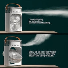 Portable USB Air Cooler & Humidifier for Home and Office - Multifunction Water Spray Mist Fan