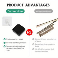 Smart Automatic Door Closer – Adjustable, No-Drill Surface Mount with Sensor (Pack of 1)